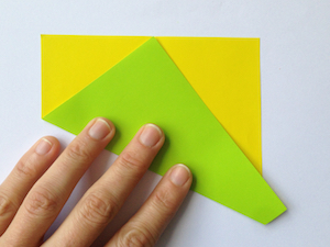 How to Fold Square Paper Into Fifths