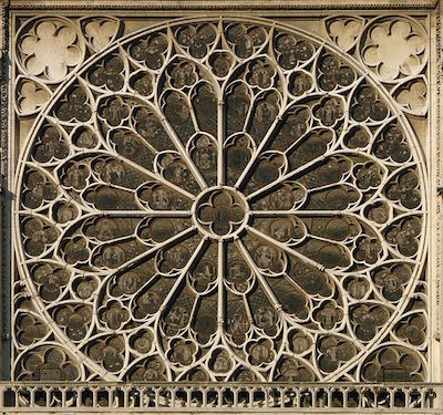 Rose window in Notre Dame